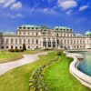 Beautiful Belvedere castle, Vienna